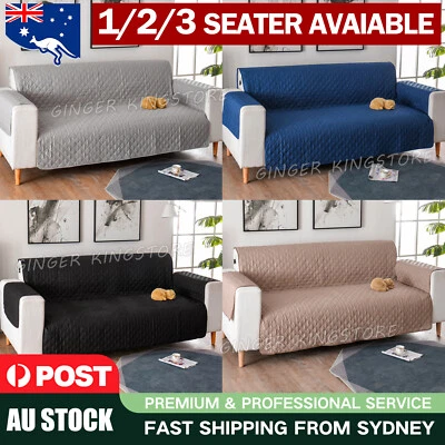 1/2/3 Seater Pet Sofa Cover Quilted Couch Covers Lounge Protector Slipcovers Dog - image 1 of 4
