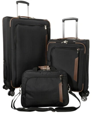 Nylon Reise Koffer Reisekoffer Trolley Set oder Einzeln - PM Maui schwarz - Bild 1 von 4