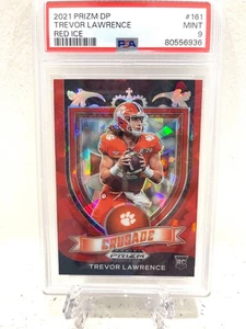 2021 Trevor Lawrence Prizm DP Red Ice Rookie PSA 9 MINT - Bild 1 von 2