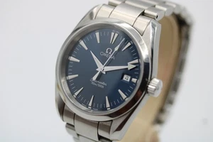 OMEGA Seamaster Aqua Terra Dark Blue Men's Watch - 2518.80.00 Box and Papers - Picture 1 of 14