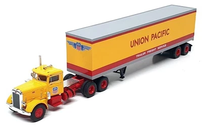Brekina 1/87 Scale 85765 - Peterbilt 281 Truck & Trailer Union Pacific - Yellow - Image 1 of 4