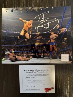 Foto autógrafa firmada por Randy Orton WWE 8x10 #2 con certificado de autenticidad Foto 1 de 3