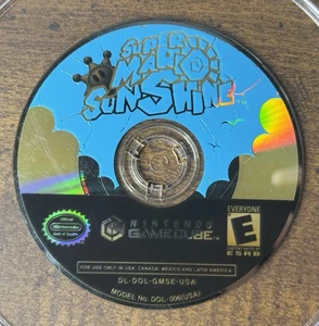 Juego Super Mario Sunshine Nintendo GameCube solo probado - Imagen 1 de 4