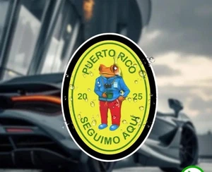 SAPO CONCHO AUTOAUFKLEBER Bad Bunny Residence - Bild 1 von 6