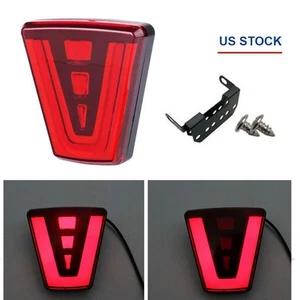 Strobe Flashing LED Tail Brake Stop Light Fog Lamp For F1 Style Car Rear Bumper - Picture 1 of 12