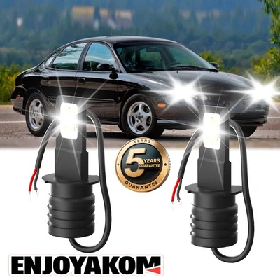 For Ford Taurus 1988-1991 LED Fog Light Bulbs Kit High Power Driving Lamp 6000K - Imagem 1 de 4