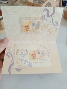 Stamps Australia 2016 Birthday QE2 pair & mini sheet in official POP MUH - Picture 1 of 3