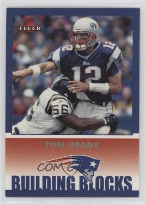 2002 Fleer Tradition Building Blocks Tom Brady #256 - Image 1 of 2