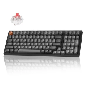 K4 Max Wireless Custom Mechanical Keyboard with Number Pad, QMK Programmable ... - Picture 1 of 8