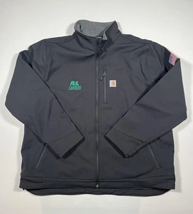 Carhartt Crowley Soft Shell Jacket Mens 3XL Gray Rain Defender Fleece 102199 - Picture 1 of 9
