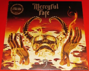 Mercyful Fate: 9 - Limited Edition LP Yellow Ochre, Blue Swirls Vinyl Record NEW - Picture 1 of 3