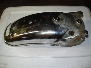 1982 Kawasaki KZ550 Rear Chrome Fender Guard (has rust) - Picture 1 of 5