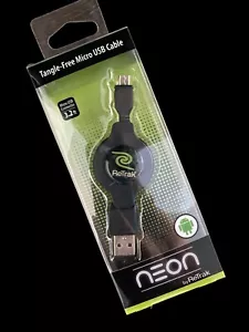 Cable Micro USB Retráctil Sin Enredos 3.2 Pies - Imagen 1 de 7