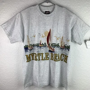 Vintage Myrtle Beach Shirt USA 1993 Single Stitch Kurzarm Herren Large - Bild 1 von 5