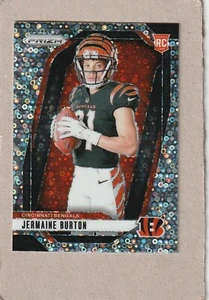 2024 Prizm No Huddle Jermaine Burton RC Disco Variazione n.19 Cincinnati Bengals - Foto 1 di 2