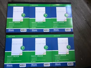 6x Rechnung Kundenauftragsbuch Quittungsformular Datensatz 50 Sets Selbstdurchschreibend Priority Ship - Bild 1 von 4