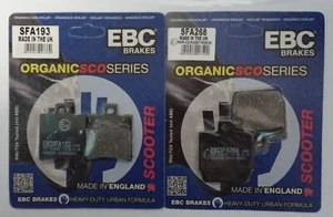 EBC FRONT and REAR Brake Pads Fits YAMAHA NS50 / YQ50 / AEROX 50 (1997 to 2020) - Picture 1 of 11