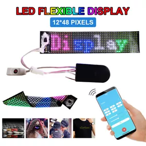 LED Display Programmable Message Sign Moving Scrolling Lighting Board Bluetooth - Picture 1 of 12