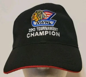 Mütze Kappe Chicago Blackhawks 2013 NWHL Tournament Champions verstellbar  - Bild 1 von 8