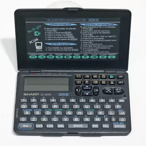 Sharp EL-6660 Electronic Organizer Memo Master 32KB - Good Cond - Tested! - Picture 1 of 6