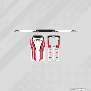 ART GRAND PRIX STYLE GEL COAT FULL WRAP STICKER KIT FOR UNIPRO STOPWATCH KARTING - Picture 1 of 1
