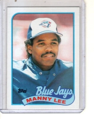 1989 Topps #371 Manny Lee Toronto Blue Jays baseball card  - Image 1 of 2