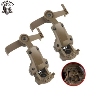 For TAC3/C Series Headset Bracket Adapter Fit OPS Core ARC M-LOK Military Helmet - Picture 1 of 16