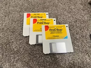 The New Print Shop GRAPHICS LIBRARY PROGRAM DATA DISK IBM/TANDY Floppy Disks - Picture 1 of 2