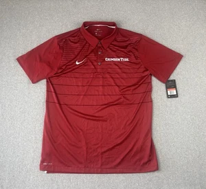 Alabama Crimson Tide Herren Größe Large Nike Dri-FIT Fußball Poloshirt - NEU - Bild 1 von 14