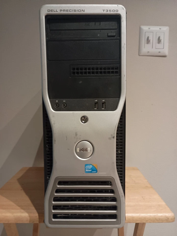DELL Precision T3500 Computer  Intel Xeon 2.93Ghz /256GB HD/8 GB RAM/ Quadro 580 - Image 1 of 4