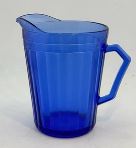 Vintage Hazel-Atlas Cobalt Blue Depression Glass Creamer Pitcher 4.5" - Picture 1 of 10