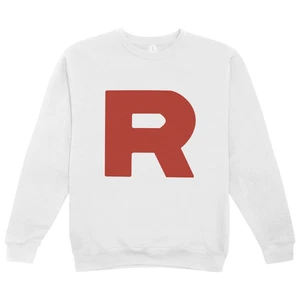 Red R Rocket Team Inspired Sweatshirt Jessie and James Cosplay Top Anime Jumper - Picture 1 of 7