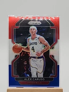 Alex Caruso 2021-22 NBA Prizm Red White & Blue #83 Thunder Bulls Lakers - Foto 1 di 2