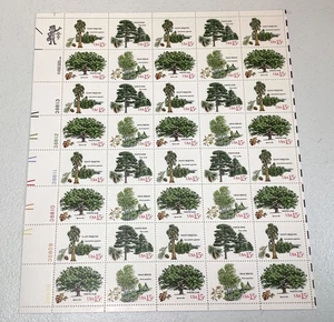 U.S. Postage Stamps #1764 American Trees 1978 Full Sheet Forty-Five 15c Mint NH - Picture 1 of 2