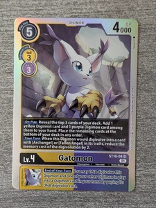 Digimon CCG Gatomon ST10-04 Super Rare Foil - 1237 - Picture 1 of 2