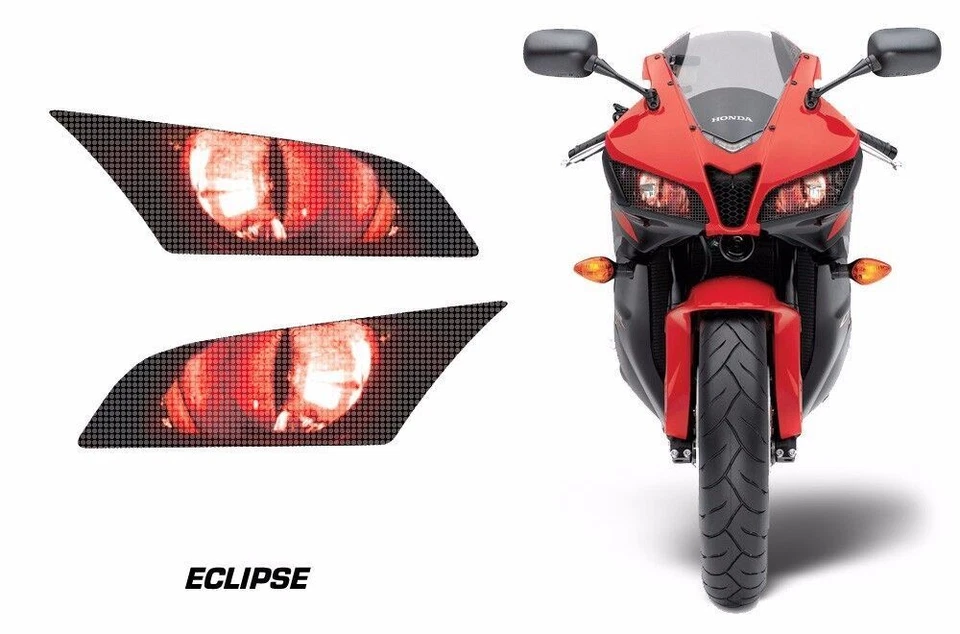 Kit de gráficos de ojos de faros cubierta de calcomanía para Honda CBR 600RR 2009-2012 ECLIPSE ROJO Foto 1 de 1