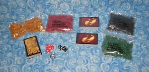 RISK Lot Cards Pieces 2003 Lord of the Rings Trilogy Edition Game  Some Sealed