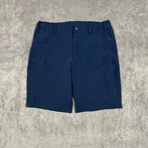 Pantalones Cortos Mack Weldon Para Hombre Golf Rendimiento Medianos Azul Marino Elastizados Bolsillos con Cremallera - Imagen 1 de 9