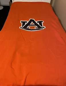 Manta naranja Auburn University EE. UU. The Cotton Exchange cama doble polar - Imagen 1 de 4