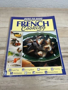 Vtg 1989 French Cooking Step By Step Illustrated Recipe Book By Gallery Books - Imagen 1 de 9