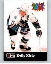 1991-92 Pro Set Puck Candy #26 Kelly Kisio  V54644