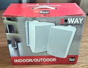 BRAND NEW DUAL ELECTRONICS LU43PW 3-WAY OUTDOOR INDOOR SPEAKERS - Picture 1 of 3