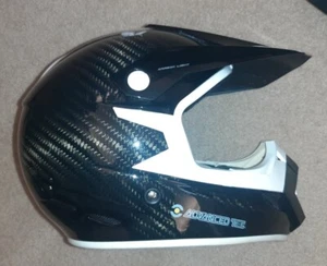 BRP model MX7-XPR Helmet by Lazer, Small, Carbon Light Advanced Tec w/ bag Bk/Wt - Picture 1 of 10