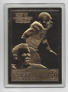 Brett Keisel Danbury Mint Steelers NFL Super Bowl XL 2006 22kt Gold Card - Picture 1 of 1