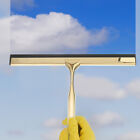 Golden Stainless Steel Shower Squeegee for Glass, Mirror, and Tiles