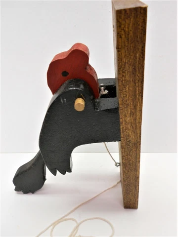 Vintage Redheaded Woodpecker Door Knocker - 10" Long Cover