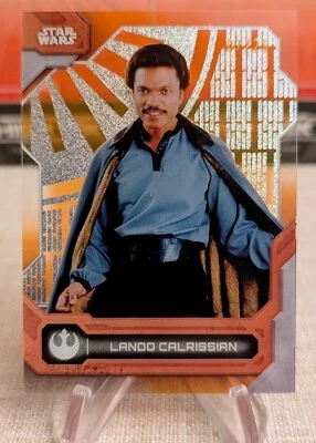 2024 Star Wars High Tek LANDO CALRISSIAN Orange Diffractor /25 Death Star - Image 1 of 2