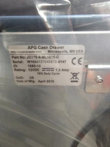 APG Series 4000 Model 1317 Cash Drawer with Removable Till - Picture 1 of 6