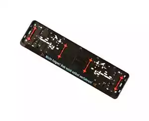 European License Plate Frame Holder Surround Wurth With Funny Text - Picture 1 of 2