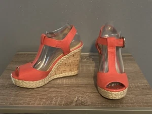 Antonio Melani Gr. 9M Leder Plateau Sandalen - Bild 1 von 7